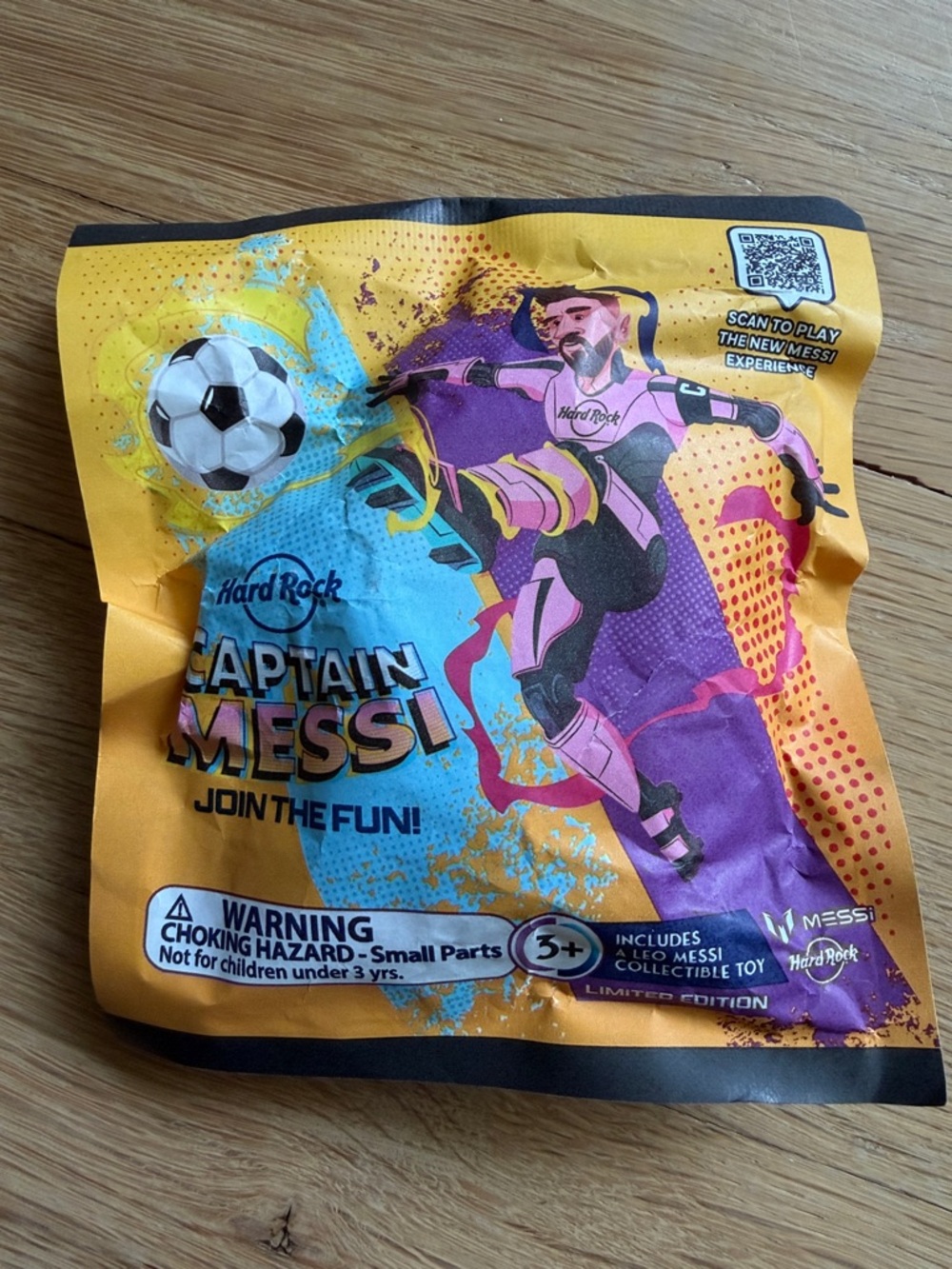 NWT & Sealed Hard Rock Cafe Captain Messi Kids Toy Pack 🐐⚽️🏟️🥅🏆🇦🇷